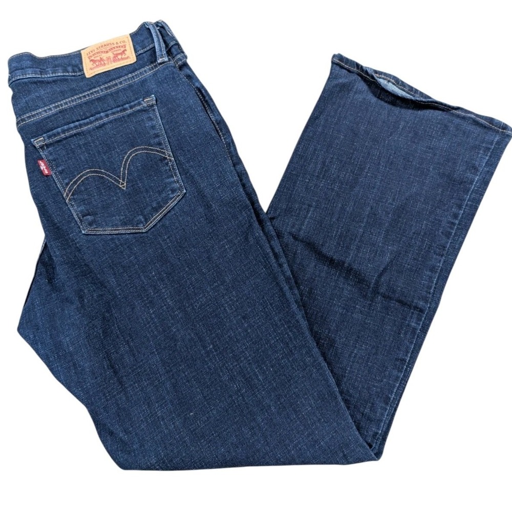 Levi's‎ Jeans Womens Size 10 Blue Classic Bootcut Dark Wash Stretch Denim